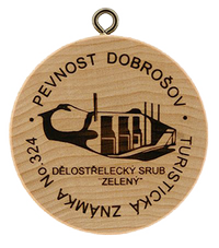 Turistická známka č. 324 - Pevnost Dobrošov