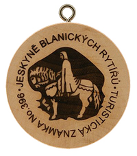 Turistická známka č. 396 - Jeskyně Blanických rytířů