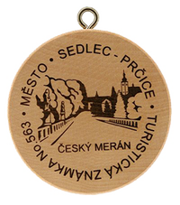 Turistická známka č. 563 - Sedlec - Prčice