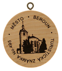 Turistická známka č. 495 - Beroun