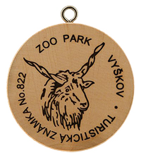 Turistická známka č. 822 - ZOO park Vyškov