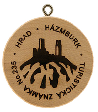 Turistická známka č. 235 - Házmburk