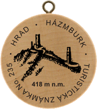 Turistická známka č. 235 - Házmburk