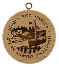 Turistická známka č. 250 - Kozí Hrádek