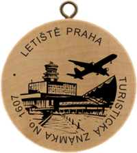 Turistická známka č. 1607 - Letiště Praha