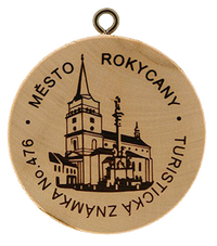 Turistická známka č. 476 - Rokycany