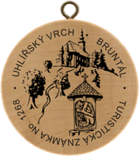 Turistická známka č. 1268 - Uhlířský vrch