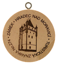 Turistická známka č. 274 - Hradec nad Moravicí