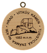 Turistická známka č. 436 - Vítkův Hrádek
