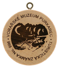 Turistická známka č. 996 - Vorařské muzeum Purkarec