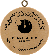 Turistická známka č. 1026 - Hvězdárna a planetárium J. Palisy Ostrava