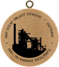 Turistická známka č. 1550 - KNP Dolní oblast Vítkovice