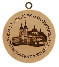 Turistická známka č. 622 - Svatý Kopeček u Olomouce