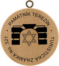 Turistická známka č. 321 - Památník Terezín