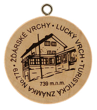 Turistická známka č. 779 - Lucký vrch