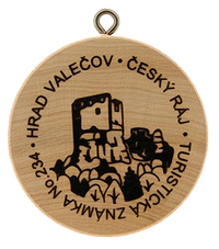 Turistická známka č. 234 - Hrad Valečov