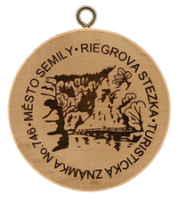 Turistická známka č. 746 - Semily - Riegrova stezka