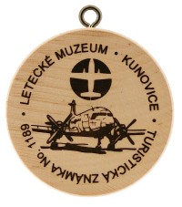 Turistická známka č. 1189 - Kunovice letecké muzeum