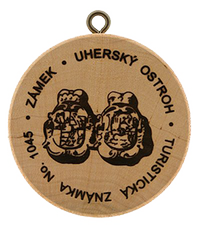 Turistická známka č. 1045 - Uherský Ostroh