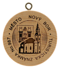 Turistická známka č. 987 - Nový Bor