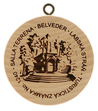 Turistická známka č. 1240 - Labská Stráň, Belveder