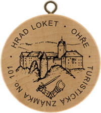 Turistická známka č. 101 - Hrad Loket