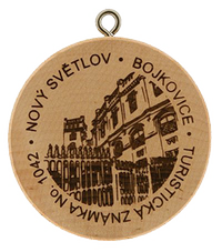 Turistická známka č. 1042 - Bojkovice - Nový Světlov
