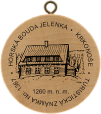 Turistická známka č. 1367 - Horská bouda Jelenka