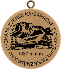Turistická známka č. 21 - Chata Zverovka