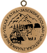 Turistická známka č. 80 - Jasenská Dolina