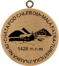 Turistická známka č. 82 - Chata pod Chlebom