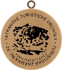 Turistická známka č. 92 - Furkotský štít