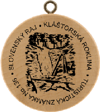 Turistická známka č. 136 - Kláštorská roklina