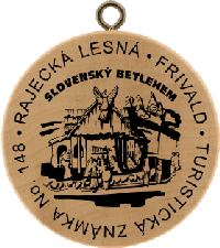 Turistická známka č. 148 - Slovenský betlehem Rajecká Lesná