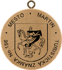 Turistická známka č. 156 - Martin