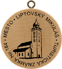Turistická známka č. 164 - Liptovský Mikuláš