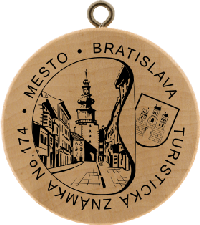 Turistická známka č. 174 - Bratislava