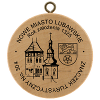 Turistická známka č. 304 - Nowe Miasto Lubawskie
