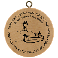 Turistická známka č. 518 - Muzeum Rybołówstwa Morskiego w Niechorzu