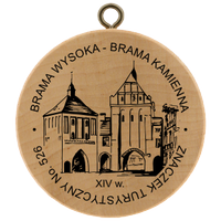 Turistická známka č. 526 - Brama Wysoka Brama Kamienna Galeria Muzeum