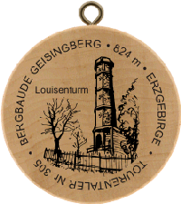 Turistická známka č. 305 - Geisingberg