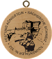 Turistická známka č. 332 - Königstein