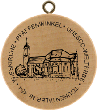 Turistická známka č. 454 - Wieskirche