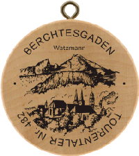 Turistická známka č. 482 - BERCHTESGADEN