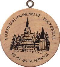 Turistická známka (DE) č. 0060 - Hahnenklee-Bockswiese - Stabkirche