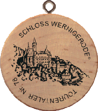 Turistická známka (DE) č. 0078 - Schloss Wernigerode
