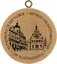 Turistická známka (DE) č. 0427 - Rothenburg o.d. Tauber