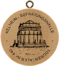Turistická známka (DE) č. 0440 - Befreiungshalle Kelheim