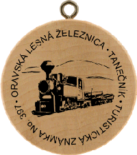 Turistická známka č. 397 - Oravská lesná železnica