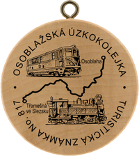 Turistická známka č. 817 - Třemešná ve Slezsku - Osoblaha